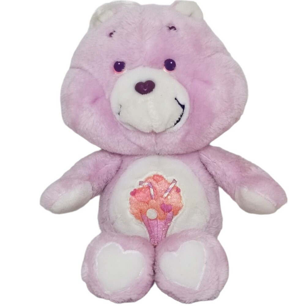 Share Bear Care Bear Vintage 1985 Kenner Ice Cream Soda Shake 13" Plush Scented